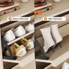 Shoe Cabinet with Flip Drawers, Modern Shoe Storage for Entryway, Wooden Shoe Cabinet with Adjustable Shelf - 4 of 4