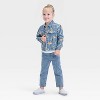 Toddler Girls' Bluey Denim Jacket - Blue - 3 of 3