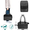 PetAmi Dog Purse Carrier, Airline Approved Soft Sided Pet Carrying Bag Pockets, Ventilated Puppy Cat Travel Carry Tote, Fleece Bed - 2 of 4