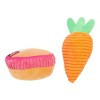 BARK Spring Picnic in the Bark Carrot and Hummutts Dog Plush Toy - 2pc - 2 of 4