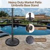 Yaheetech Heavy Duty Umbrella Base Stand with Flower Petal Pattern - 4 of 4