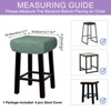Unique Bargains Polyester Soft Thick Anti-Wrinkle Bar Saddle Seat Stool Covers 4 Pcs - 2 of 4