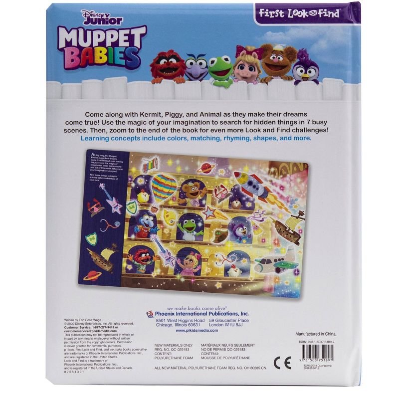 Disney Junior Muppet Babies: First Look and Find - by  Erin Rose Wage (Board Book), 3 of 4