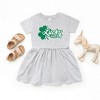 The Juniper Shop Lucky Vibes Clover Toddler Graphic Dress - 2 of 3