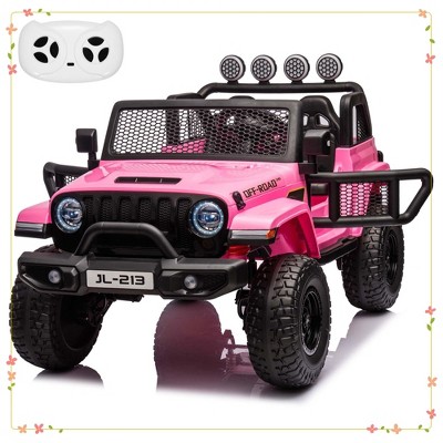 24V Kids Ride On Car 2 Seater Battery Powered Truck Cars for Toddles 2WD/4WD Switchable Electric Vehicles with Remote Control