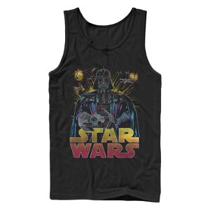 Men's Star Wars Darth Vader Battle Tank Top - 1 of 4