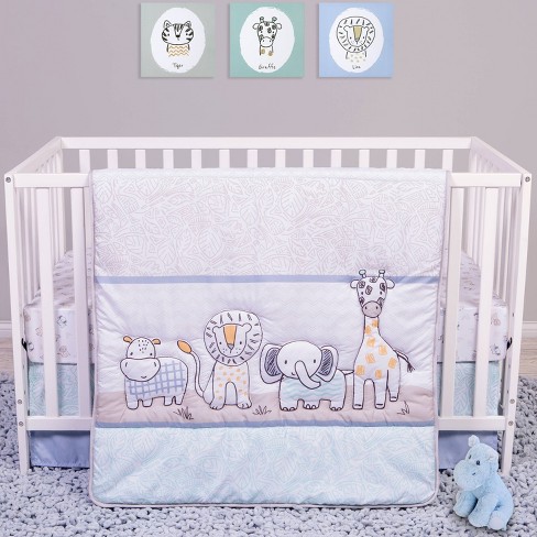 Sammy And Lou Safari Yearbook Crib Bedding Set 4pc Target