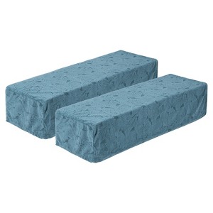 Unique Bargains Non-Slip Soft Stretch Leaf Pattern Armchair Slipcovers - 1 of 4