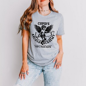 Simply Sage Market Women's Cupid's Archery Academy Short Sleeve Graphic Tee - 1 of 4