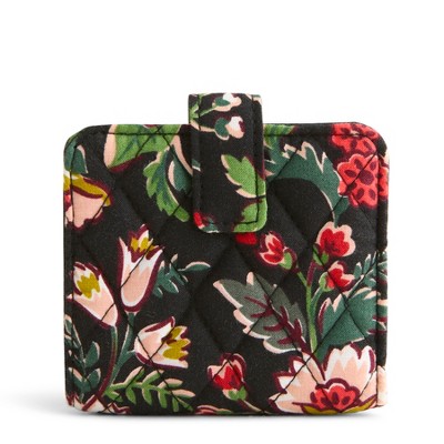 Vera Bradley Women's Outlet Cotton Small Essential Tab Wallet