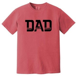 Simply Sage Market Men's Dad The Legend Short Sleeve Garment Dyed Tee - 1 of 2