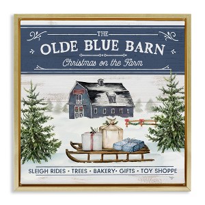 Stupell Industries Christmas on Farm Phrase, 25" x 25" - 1 of 4