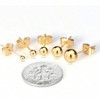 Steel Ball Earrings for Women Fashionable and Lightweight, Low Allergy - 4 of 4
