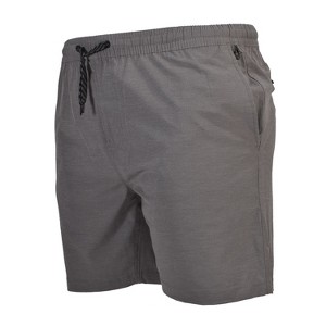 Burnside Men's Hybrid Stretch Cotton Jogger Shorts - 1 of 3
