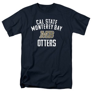 Men's California State University Monterey Bay Official Otters Logo Adult T-Shirt - 1 of 4