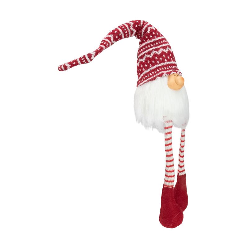 Northlight 29" Red and White Smiling Gnome Christmas Decoration, 3 of 5