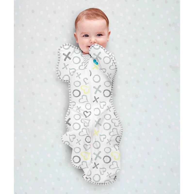 Love To Dream Swaddle UP Silky-Lux Swaddle Wrap - Kisses, 5 of 8