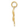 Black Bow Jewelry 14k Yellow Gold Polished 3D Snake Charm - 2 of 4