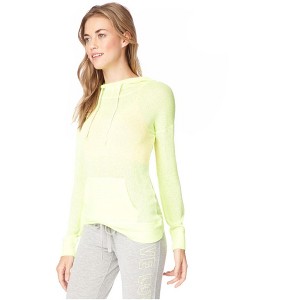 Aeropostale Womens Striped Knit Hoodie Sweatshirt - 1 of 3