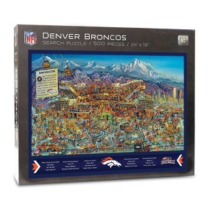 NFL Denver Broncos Joe Journeyman Seek and Find Puzzle - 500pc - 1 of 4