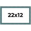 PosterPalooza | Simple Blue Picture Frame - UV Acrylic, Backing Board, Hanging Hardware Included - 2 of 4