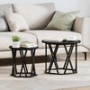 Clihome Modern Round Side Table, Minimalist Accent Table with Sleek Matte Finish for Contemporary Interiors - 2 of 4