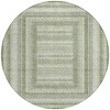 Artichoke Green And Gray Geometric Washable Indoor Outdoor Area Rug - 4 of 4