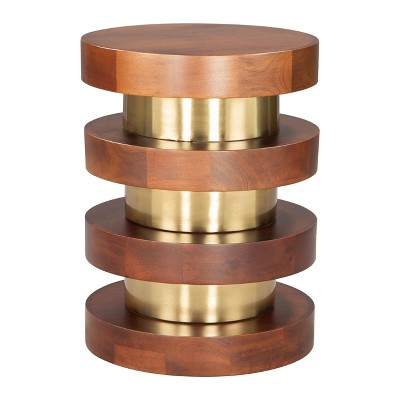 Zuo Marigot Side Table Brown