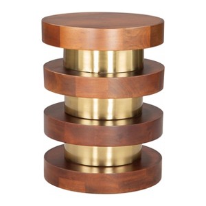 Zuo Marigot Side Table Brown - 1 of 4