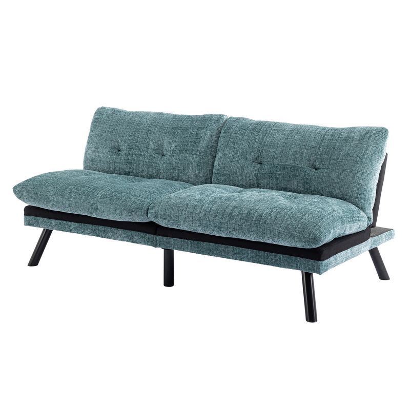 Convertible Sofa Bed, Adjustable Loveseat Sofa with Metal Legs-ModernLuxe, 5 of 15
