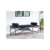 Meridian Furniture,Gatsby Vegan Leather Bench - 2 of 4