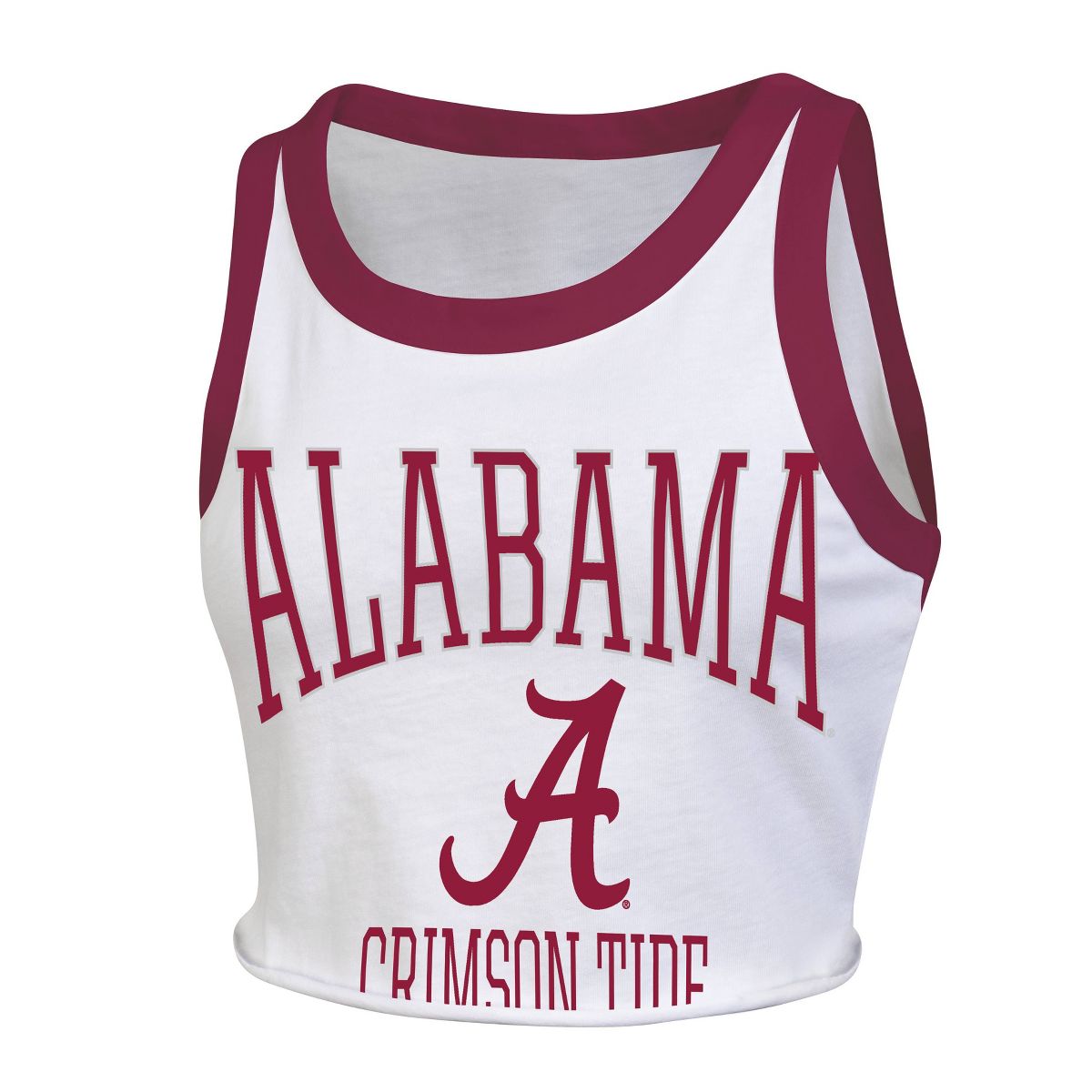 NCAA Alabama Crimson Tide Women's White Tank Top