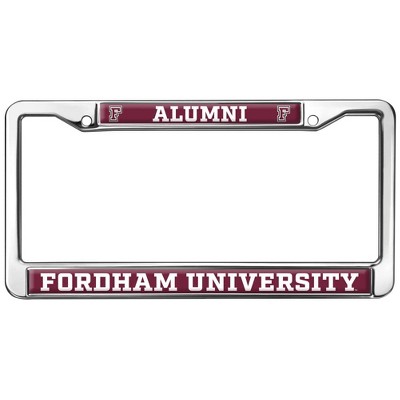 Fordham University Alumni Logo Full Size Standard License Plate Metal Frame