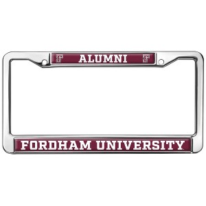 Fordham University Alumni Logo Full Size Standard License Plate Metal Frame - 1 of 4