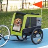 Aosom Dog Bike Trailer with Suspension System, Hitch for Medium Dogs, Dog Wagon & Dog Trailer for Bicycle with Storage Pocket - image 2 of 4