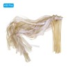 Unique Bargains Party Favor Wooden Handle Lace Ribbon Stick Fairy Wands 50 Pcs - 3 of 4