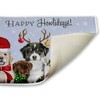 Stupell Industries Happy Howlidays Puppies Printed Plush Bath Mat And Bath Rug, Design By Brett Blumenthal, 18"X30" - 2 of 4