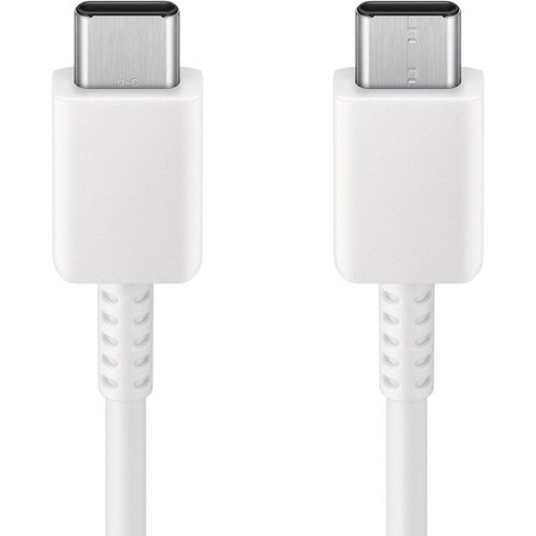 Cable USB-C + Chargeur Secteur Blanc pour Samsung Galaxy S9+ S9 PLUS -  Cable Type USB