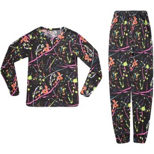 Just Love Girls Tie Dye Two Piece Thermal Underwear Set - 1 of 1