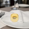 Unique Bargains Napkin Rings Textured Stainless Steel 1 Pc - 3 of 3