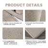 ARTPLAN Deep Seat Outdoor Cushion,Set 24"x24"x6" ,18x24" Bench Outdoor Chair Cushions, Polyester Fill Back for Patio Furniture ,Square - 4 of 4