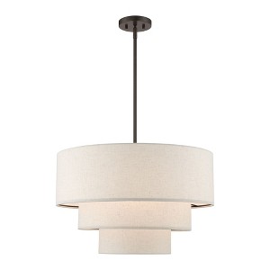 Livex Lighting Gladstone 4 - Light Pendant in  English Bronze - 1 of 4