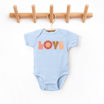 The Juniper Shop Love Daisy Baby Bodysuit