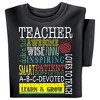 Collections Etc Teachers Words T-shirt - 2 of 4