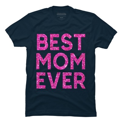 Men's Design By Humans Best Mom Ever Confetti Text By MeowShop T-Shirt