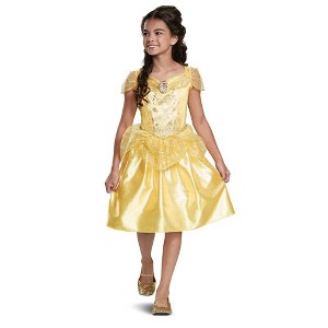 Disney Beauty and the Beast Princess Belle Toddler Halloween Costume Dress - 1 of 4