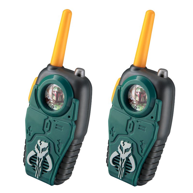 eKids Book of Boba Fett Walkie Talkies for Kids, Indoor and Outdoor Toys for Fans of Star Wars Toys - Green (BB-212.EXV22), 3 of 4
