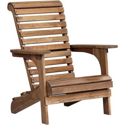 Teal Island Designs Kenneth Natural Wood Adirondack Chair