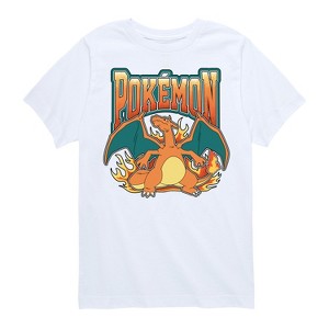 Boys' - Pokémon - Charizard Collegiate Short Sleeve Graphic T-Shirt - 1 of 4