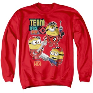 Despicable Me 4 Team Fix It Adult Crewneck Sweatshirt - 1 of 4